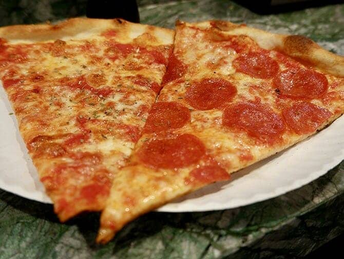 La pizza al estilo neoyorquino