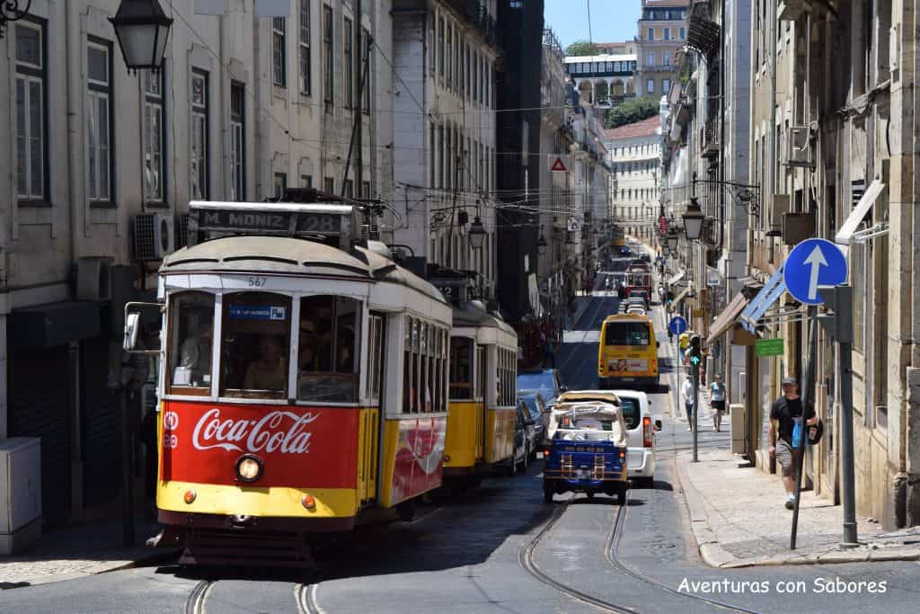 Tranvías de Lisboa.