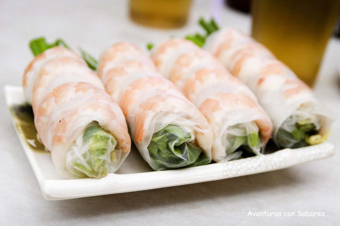 Rollitos vietnamitas